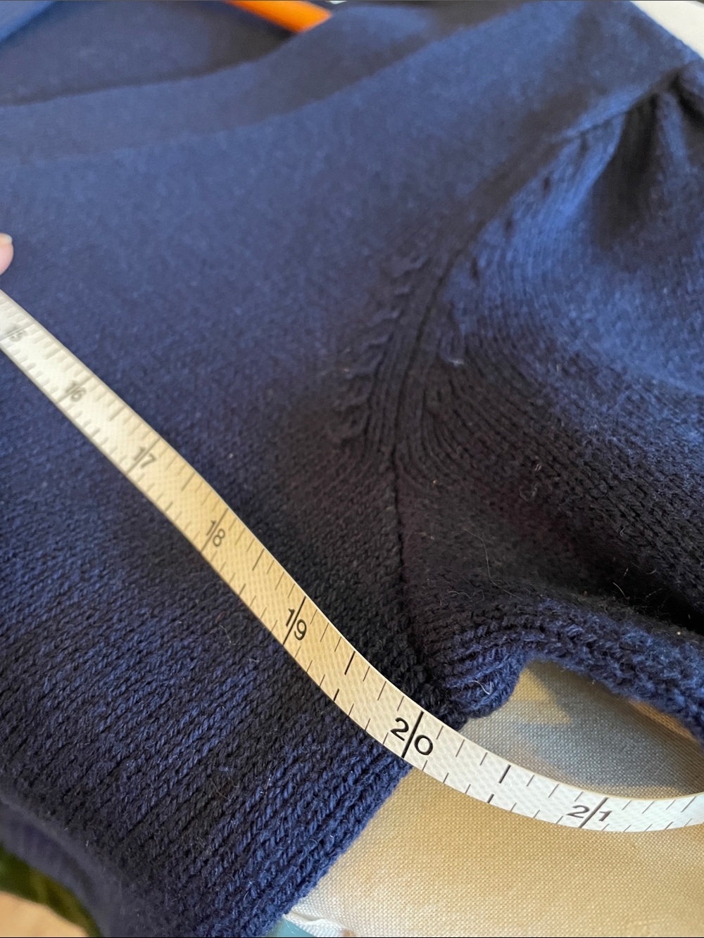 Perfect Condition Crown & Ivy Navy V-Neck Button-Front Cardigan Sz M - Picture 10 of 10